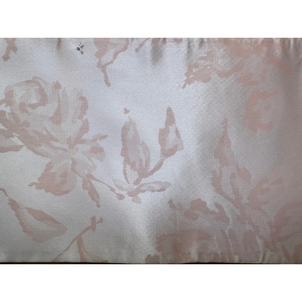 Vintage 1960s Saibi Japanese Tsukuri-Obi Belt Pre Tied Sash Pale Pink Satin Bow